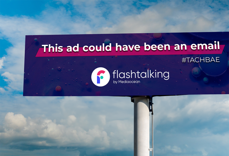 Flashtalking Super Bowl Billboard